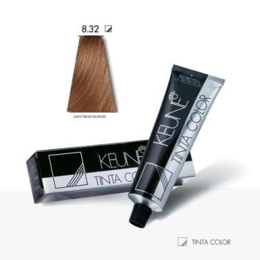 Imagem de Tinta Color Keune 8.32 Lightest Beige Blonde 60ml