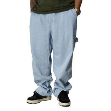 Imagem de Calça Jeans Trip Side Carpinteiro Delavê Azul C063-Masculino