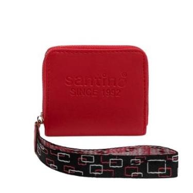 Imagem de CARTEIRA FEMININA PORTA CARTÃO COM ALÇA DE MÃO - SANTINO-Feminino