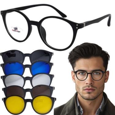 Imagem de Armação De Óculos Clip On para Grau Hexa Mult 6 Em 1 Solar - Multiclip