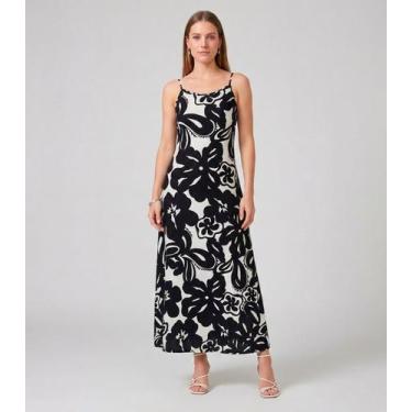 Imagem de Vestido Midi Com Alças Finas Infinita Cor Branco, M, Branco