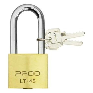 Imagem de Cadeado 45mm Haste Longa de 50mm Latão SM Pado