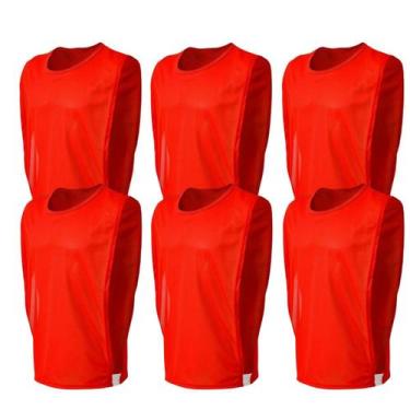 Imagem de Kit colete 6 pças liso treino e atividades esportivas trb adulto - TRB