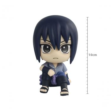 Imagem de Figure de Coleção Megahouse Sasuke Uchiha Lookup 829871 Naruto Shippuden em PVC 10CM Preto
