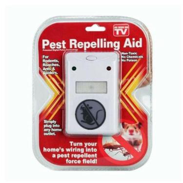 Imagem de Repelente De Tomada Para Ratos E Aranhas Com Luz Noturna Led Pest Repe