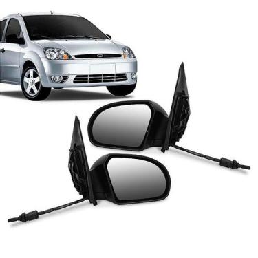 Imagem de Par Retrovisor Ford Fiesta 2002 a 2014 4P com controle - Retrovex