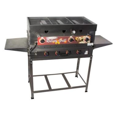 Imagem de Forno Esteira a Gás Para Pizza Roletty Grill Itajobi, Bivolt