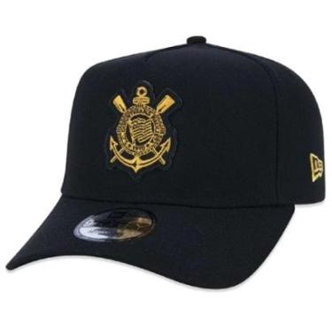Imagem de Boné Corinthians New Era 940 Aba Curva Original - Preto + Dourado-Unissex