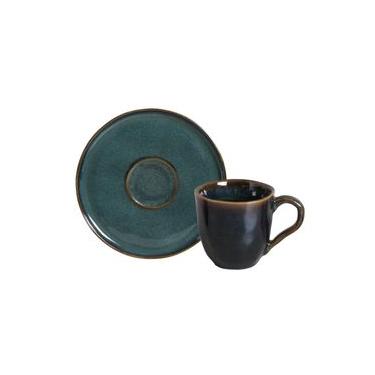 Imagem de Conjunto com 6 Xícaras de Café com Pires Bio Oceano 120ml