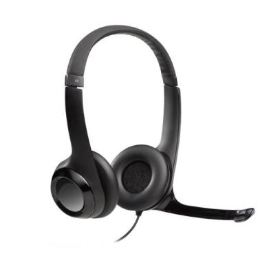 Imagem de Headset C/ Fio Usb Logitech H390 C/ Controle de Audio E Reduçao de Rui