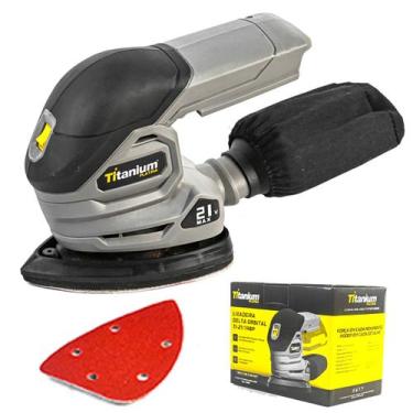 Imagem de Lixadeira Delta Orbital a bateria 21V Titanium TI-21/140P - Titanium P