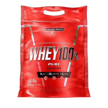 Imagem de Whey 100% Pure 1,8kg Pouch Integralmedica Baunilha