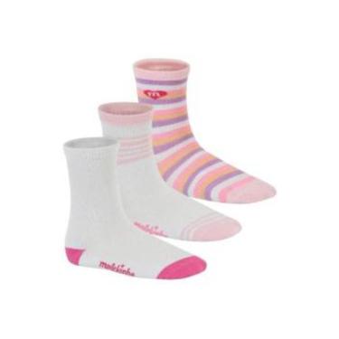 Imagem de Meia infantil Kit com 3 Pares em Algodão - Molekinha 288, 86678, Multi