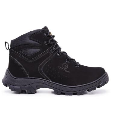 Imagem de Bota Coturno Masculino Adventure Trilha Trabalho Couro Legitimo-Masculino
