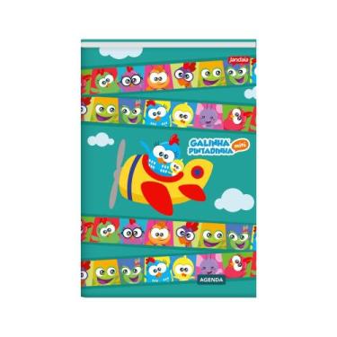 Imagem de Agenda Permanente Escolar Infantil Galinha Pintadinha 192pag - Jandai