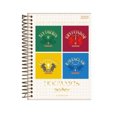Imagem de Agenda Diária Escolar Espiral Harry Potter Hogwarts 352 pag - Jandaia,