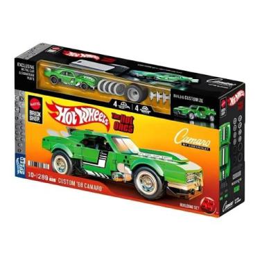 Imagem de Hot Wheels Brick Shop Custom '68 Camaro - Mattel JFT16