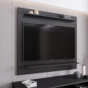 Imagem de Painel para TV Suspenso 50 Pol 120cm 2 Prateleiras Mercy M12 - D'Rossi