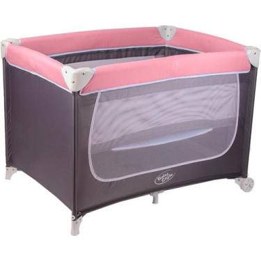Imagem de Berço Cercado Portatil Confort Rosa Baby Style