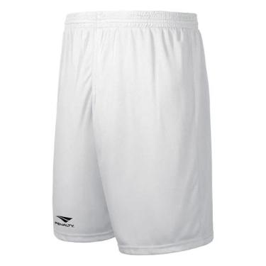 Imagem de Calção Bermuda Matis IX Dry One Branco Futebol Corrida Treino Penalty,