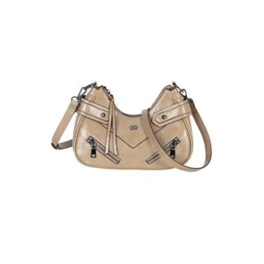 Imagem de Bolsa Pequena Feminina Rock Gash, Bege, Único