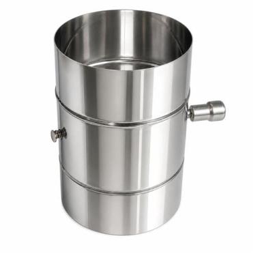 Imagem de Registro Damper 8 Polegadas De Inox 304 Para Forno De Pizza - INOX LAU