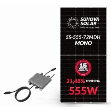 Imagem de kit Fotovoltaico geração 560 kW/h mês com projetos - BENSOLAR ENERGIAS