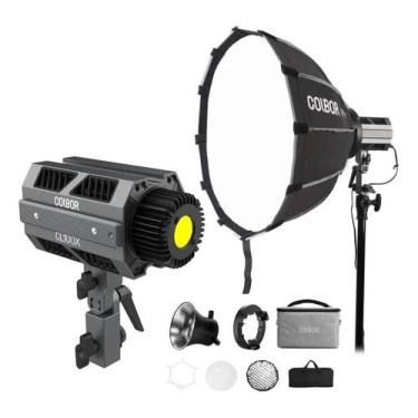 Imagem de Kit Iluminação Colbor Cl100x Bicolor Softbox 45cm Tripé