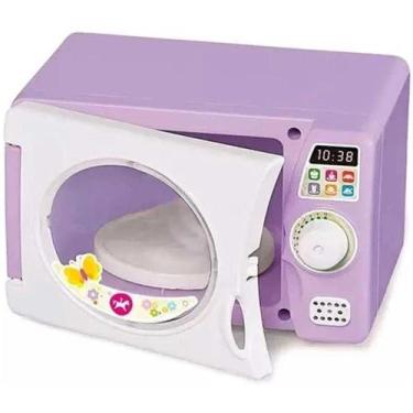Imagem de Microondas 1.0 Infantil com Som Roxo - Calesita 0344 Ta Te Ti