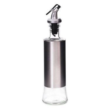 Imagem de Galheteiro Azeite Vinagre 300 Ml Vidro Aço Inox Dosador - Wincy