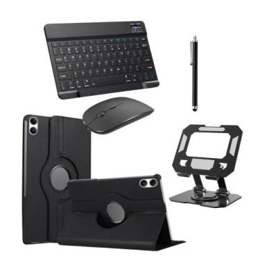 Imagem de Conjunto Capa + Teclado e Mouse + Caneta Com Suporte Para Tablet Redmi