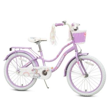 Imagem de Bicicleta Infantil Bixike 20 polegadas para meninas com cesta