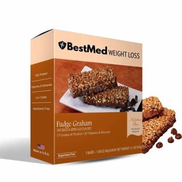 Imagem de Barra Nutricional BestMed Perda de Peso 45 g Fudge Graham - BestMed We
