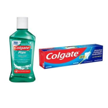 Imagem de Kit Viagem Creme Dental 50g + Enxaguante bucal 60ml - Colgate