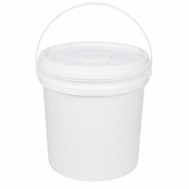 Imagem de Balde 20L com Tampa Jaguar Branco com Alça Resistente