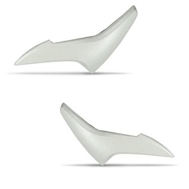 Imagem de COMPLEMENTO TAMPA LATERAL SUPERIOR PRO TORK TITAN 150 MIX 2009/13(PAR) PRATA TWISTER FOSCO METÁLICO