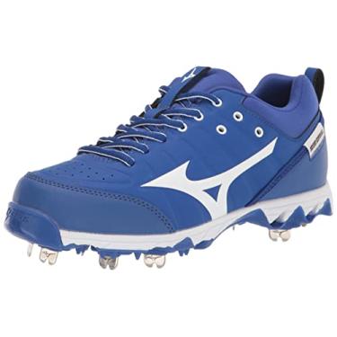 Imagem de Mizuno Chuteira feminina 9-spike 9 Spike Swift 7 Low Metal Softball Cleat, azul-royal, 35