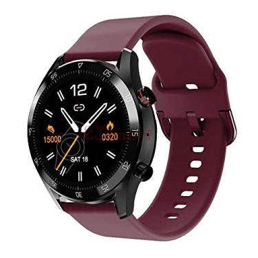 Imagem de Pulseira Silicone Colorida Marca 123Smart Compatível com Hit Wear PSW02PM