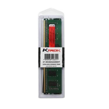 Imagem de Memoria Ram Para Desktop Pc Ktrok 8Bg Ddr4 3200Mhz Udimm
