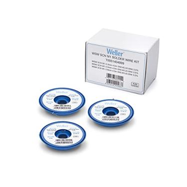 Imagem de Weller WSW SCN M1 (T0051404999) Fio de solda sem chumbo, diâmetro: 0,3; 0,5; 0,8 mm / 0,012; 0,020; 0,1 mm, Peso: 21 g / 0,740 oz, Liga Sn99.3Cu0.6Ni05, Conteúdo de fluxo 3,5.%