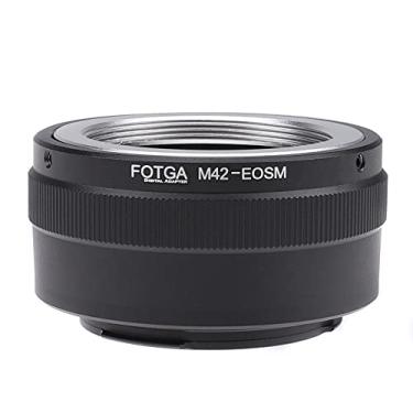 Imagem de FOTGA Adaptador para lente M42 de montagem de parafuso de 42 mm para câmera sem espelho Canon EOS M EF-M