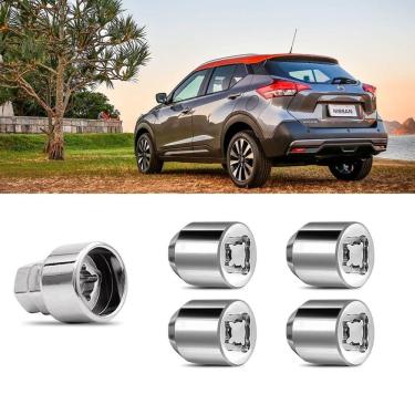 Imagem de Jogo Porca Antifurto Nissan Kicks PCD M12x1,25
