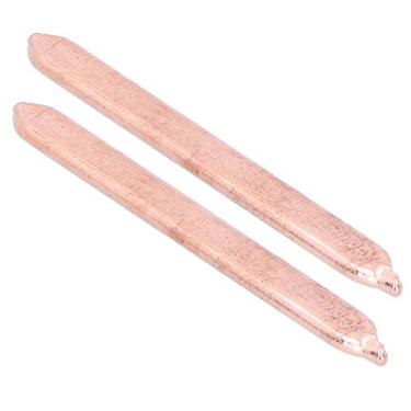 Imagem de GOSHYDA 2 peças tubo de latão termocondutor DIY para laptop, CPU GPU dissipador de calor plano 80 mm comprimento 3 mm espessura 8 mm largura