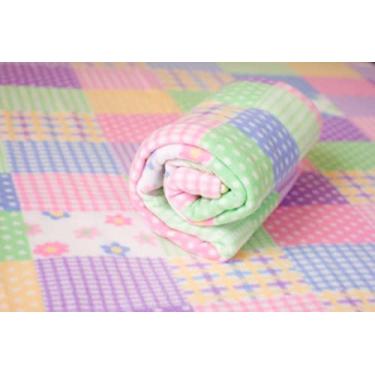 Imagem de Cobertor Microfibra Bebê Patchwork