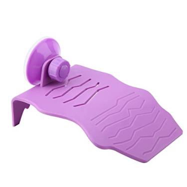 Imagem de Plataforma de aquecimento de tartaruga de pl¨¢stico Doca Tartaruga de descanso Terra?o Aqu¨¢rio Aqu¨¢rio Escalada Ilha flutuante com ventosa para r¨¦pteis e anf¨ªbios Banho de sol, descanso, brincadeiras (S-roxo)