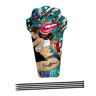 Imagem de NEWMIND Conjunto de paralamas de proteção de bicicleta de montanha para-lama dianteiros traseiros para Downhill DH Ciclismo Road Bike MTB Ciclismo - Cor Mulheres