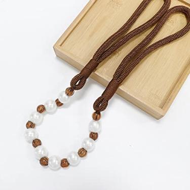 Imagem de Cinta de cortina de pérola acessórios de alça de cortina fivela de cortina alça de cortina prendedores de cortina, T7,1 Pçs