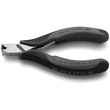 Imagem de KNIPEX Ferramentas - Alicate de corte de extremidade eletrônicos, ESD (6412115ESD)