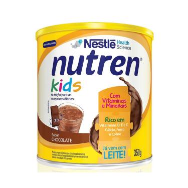 Imagem de Complemento Alimentar Nutren Kids Chocolate com 350g 350g
