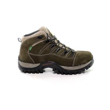 Imagem de Coturno Bota Adventure Masculina Em Couro Nobuck Chumbo - Bell-Boots